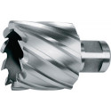 Couronne de carrotage D.37mm HSS Prof. coupe .30mm Weldon RUKO