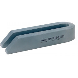 Bride à fourche DIN 6315B largeur de la fente 33 mm longueur 600 mm pour vis de M30