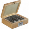 Jeu de cales parallèles no. 6344SP contenu 8 paires taille 9-23 ondulées longueur 110 mm AMF