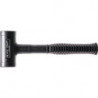 Maillet à frappe amortie BLACKCRAFT longueur 300 mm D. de la tête 40 mm tube d’acier antirebond HALDER