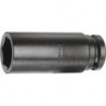 Jeu d'embout de clé à douille forte démult. K 19 L 1/2 ” ouv. de clé 13 mm L. 77 mm
