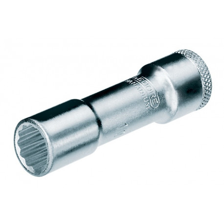 Jeu de clés à douille D 30 L 3/8 po. 12 pans ouv. de clé 21 mm longueur 635 mm