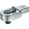 Embout à cliquet réversible 7412-00 1/4 po. 9 x 12 mm acier CV GEDORE