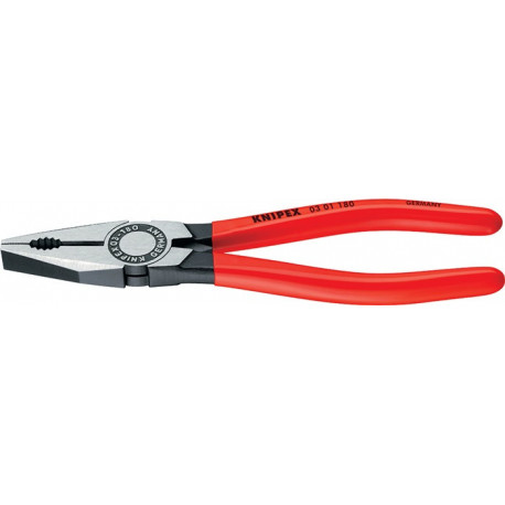 Pince universelle longueur 140 mm poli revêt. en plastique KNIPEX