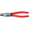 Pince universelle longueur 140 mm poli revêt. en plastique KNIPEX