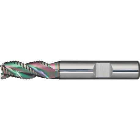 Fraise deux tailles DIN 6527 L type WR D. nominal 12 mm VHM TiAlN 40 deTaille DIN 6