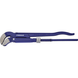 Clé à tubes d'angle longueur tot. 420 mm envergure 0-62 mm pour canalisations 1 1/2 po. mâchoire en S, fonction Push PROMAT