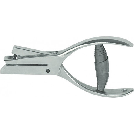 Pince de contrôle longueur 145 mm poinçonnage rond/3 mm