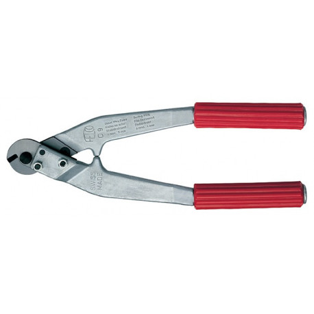 Cisaille à câble métallique C9 longueur 325 mm revêtement en plastique FELCO