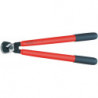 Coupe-câble longueur 500 mm tête polie VDE plongée isolée KNIPEX