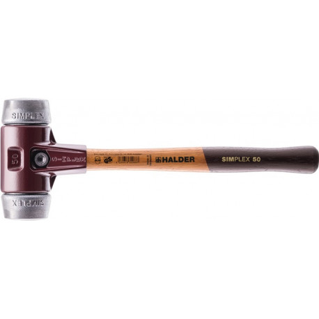 Maillet à frappe amortie SIMPLEX longueur 350 mm D. de la tête 50 mm dur bois mé