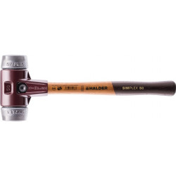 Maillet à frappe amortie SIMPLEX longueur 490 mm D. de la tête 80 mm dur bois mé