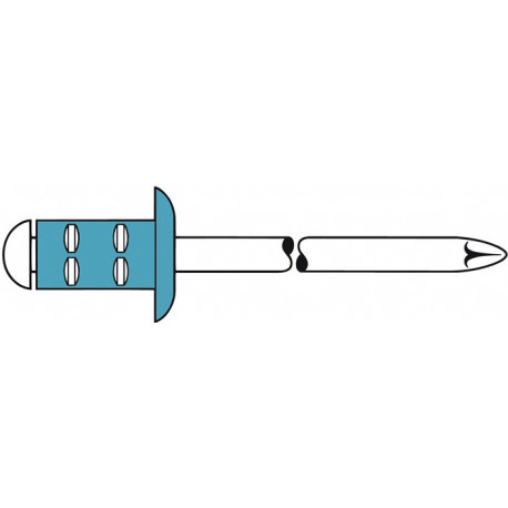 Rivet POP PolyGrip® tige de rivet D. x l 32 x 11 mm acier inoxydable 1000 pièce (Par 1000)