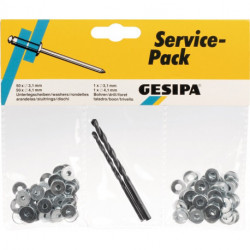 Assortiment de rivets POP 102 pièces GESIPA