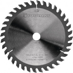 Lame pour scie circulaire de précision D. ext. 190 mm nombre de dents 42 WZ perç