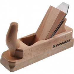 Rabot à planir larg. fer rabot 48 mm semelle en hêtre longueur 220 mm PROMAT