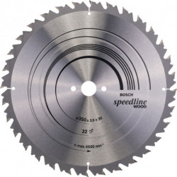Lame pour scie circulaire Speedline Wood Ext 350mm Z.32 WZ Percage 30mm Larg.coupe 3,5mm HM