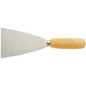 Spatule de peintre Professional largeur 80 mm fin poli bois plat et ovale TRUFA