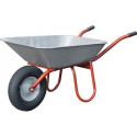 Brouette Carry l.400xD100 mm Roue gonflable jante tôle d’acier et palier plastique CAPITO