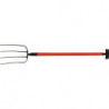 Fourche à fumier longueur des dents 320 mm 4 dents manche en T en fibre de verre 3001 poids 1630 g POLET