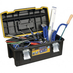 Assortiment d'outils 72 pièces dans coffret en plastique pour chauffage/sanitaire