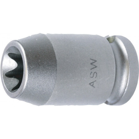 Jeu d'embout de clé à douille forte démult. 720 E 1/2 po. E 20 38 mm ASW