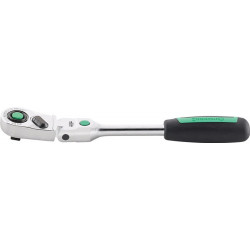 Cliquet articulé 416QR 1/4 po. nombre de dents 80 longueur 170 mm Poignée bicomposant STAHLWILLE