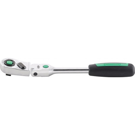 Cliquet articulé 416QR 1/4 po. nombre de dents 80 longueur 170 mm Poignée bicomposant STAHLWILLE