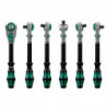 Cliquet pivotant et réversible Zyklop Speed 3/8 po. nombre de dents 72 longueur 199 mm Poignée bicomposant WERA