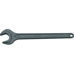 Clé plate simple 894 ouv. de clé 80 mm L. 645 mm gris acier avec trou d’accrocha