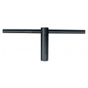 Clé à douille carrée DIN 904 taille 5 mm longueur 60 mm béquille 160 x 6 mm AMF