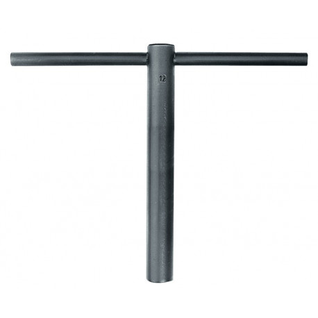 Clé à douille carrée DIN 904 L taille 9 mm longueur 200 mm béquille 200 x 9 mm A