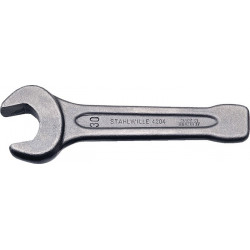 Clé à fourche à frapper 4204 ouv. de clé 65 mm longueur 342 mm acier allié au ch