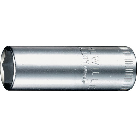 Jeu de clés à douille 40 L 1/4 po. 6 pans long ouv. de clé 9 mm longueur 50 mm