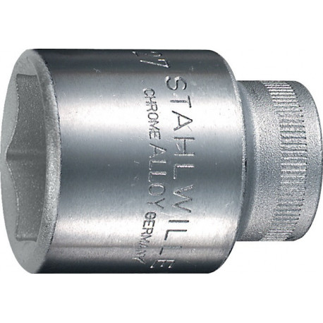 Jeu de clés à douille 52 1/2 po. 6 pans ouv. de clé 25 mm longueur 42 mm STAHLWI