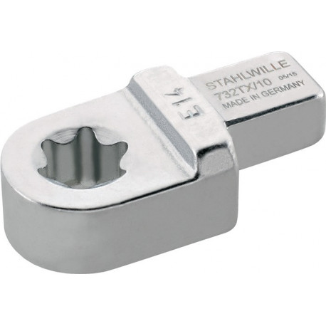 Outil à emmancher 732TX/10 E 6 ouverture de clé E6 9 x 12 mm acier allié au chrome CV STAHLWILLE