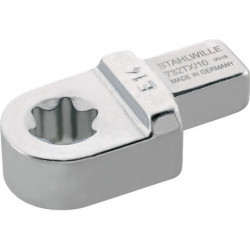 Outil à emmancher 732TX/40 E 18 ouverture de clé E18 14 x 18 mm acier allié au c