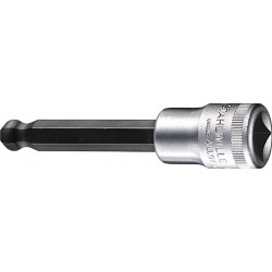 Jeu de clés à douille 54 KK 1/2 po. 6 pans creux ouv. de clé 5 mm longueur 100 mm STAHLWILLE