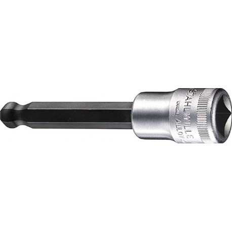 Jeu de clés à douille 54 KK 1/2 po. 6 pans creux ouv. de clé 8 mm longueur 100 m