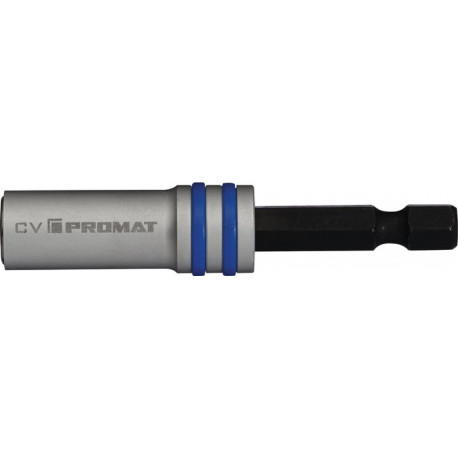 Porte-embout 1/4 po. E 6,3 1/4 po. 1/4 po. C6,3/E6,3 porte-mèches à serrage rapide longueur 65 mm PROMAT