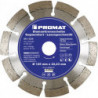 Disque à tronçonner diamant D. 115 mm perçage 22, 23 mm soudé au laser 12 mm PROMAT