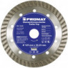 Disque à tronçonner diamant D. 125 mm perçage 22,23 mm âme en acier 10 mm
