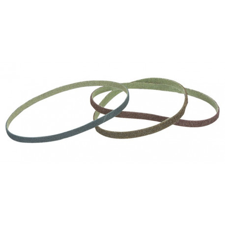 Bande abrasive en non-tissé SCXF longueur 610 mm largeur 13 mm very fine 400 ble (Par 20)