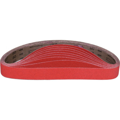 Bande abrasive XK870T L. 520 mm l. 6 mm granulation 60 pour acier/titane/métaux (Par 100)