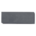 Pierre d'établi L150xl50xH25 mm carbure de silicium moyen gris dans le carton MÜLLER