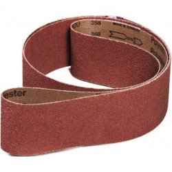Bande abrasive KK711X L. 610 mm l. 100 mm granulation 80 pour acier/aluminium/bo (Par 10)