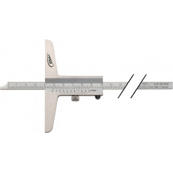 Jauge de profondeur DIN 862 500 mm règle de mesure droite 20 x 5 mm HELIOS PREIS