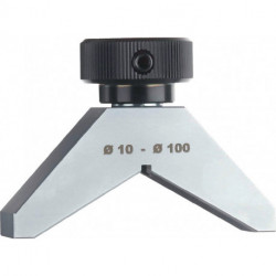 Embase contrôleur de profondeur TB 66 pour D. 10-100 mm forme prisme adapt. aux horl. de mesure KÄFER