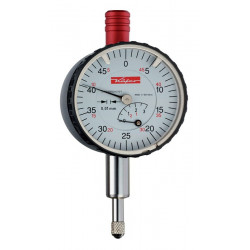 Petit comparateur KM 4T 3 mm lecture 001 mm sans protection antichoc KÄFER