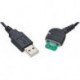 Câble de données Proximity USB adapté à appareils de mesure numériques longueur